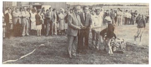 1981 – Inauguration du terrain